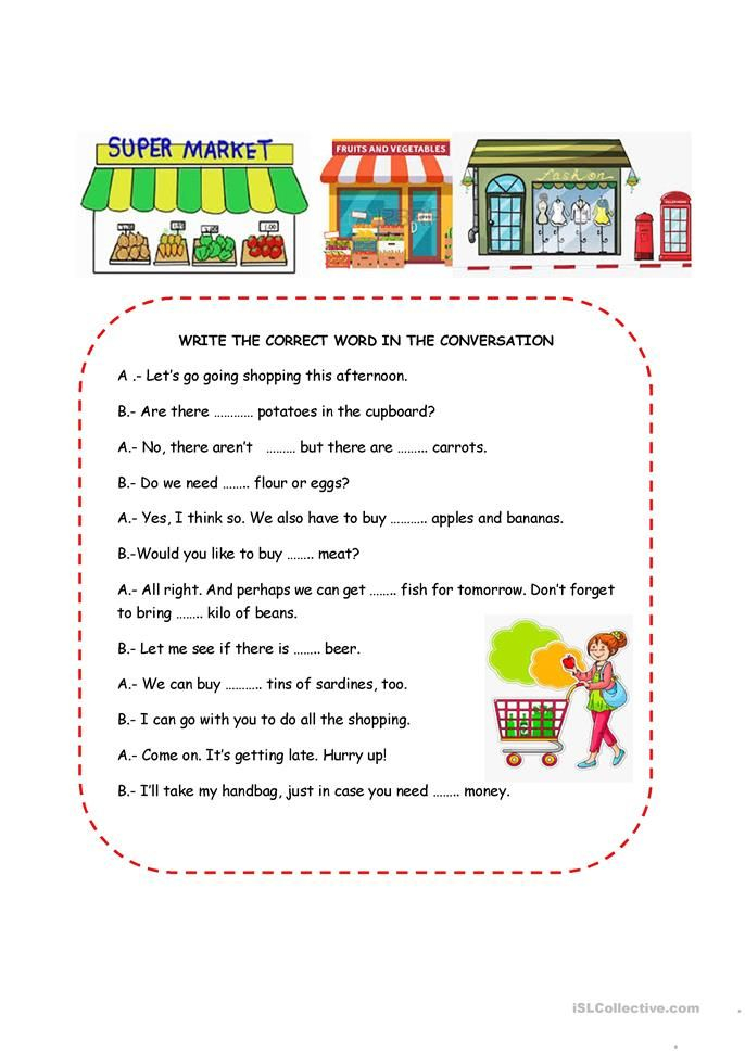 30 Conversation Worksheets English For Grade 1