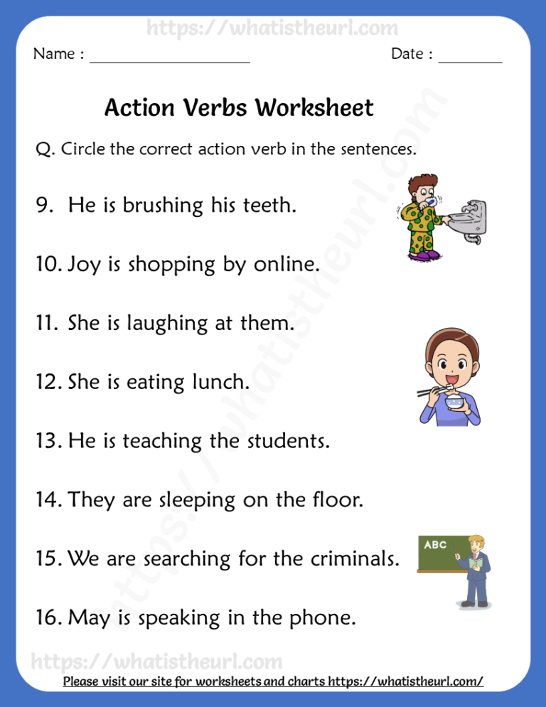 30 Conversation Worksheets English For Grade 1