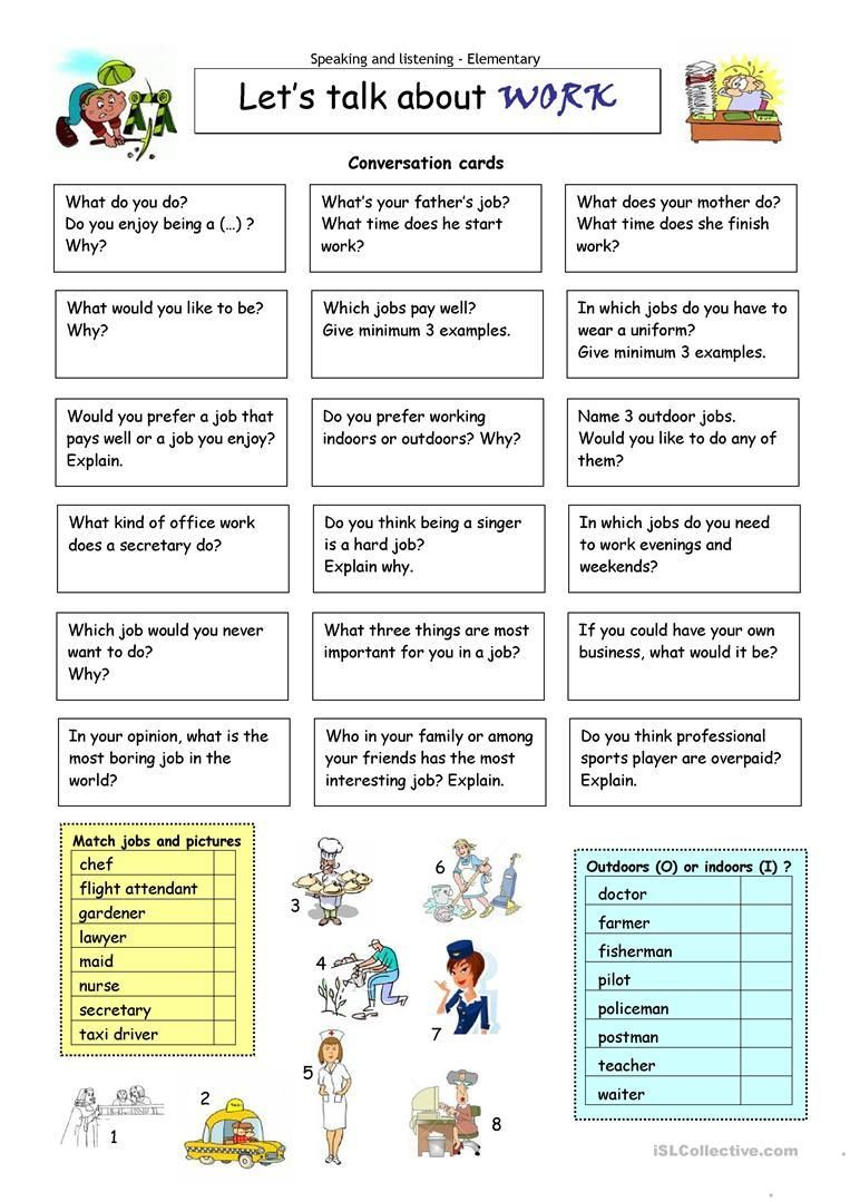 30 Conversation Worksheets English For Grade 1