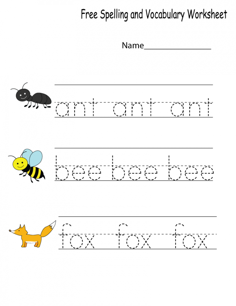 30 Learning English For Kids Free Printable Worksheets Kindergarten