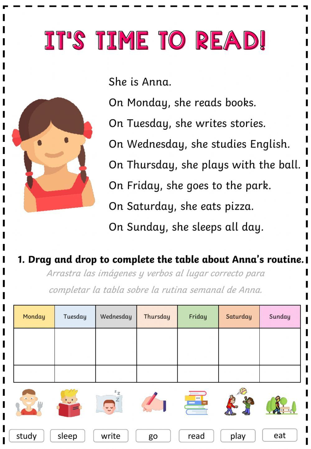 30 Learning English For Kids Free Printable Worksheets Kindergarten