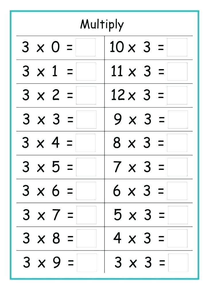 30 Multiplication Worksheets For Grade 2 With Answers