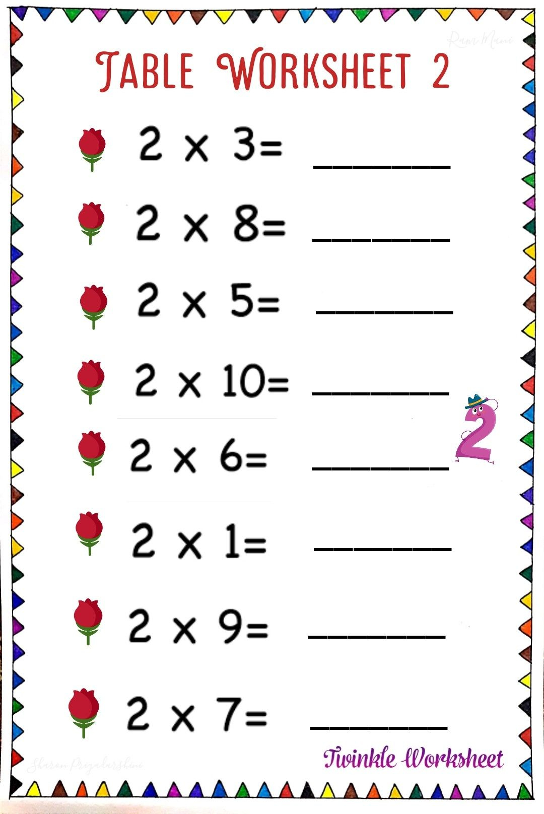 30 Multiplication Worksheets For Grade 2 With Answers
