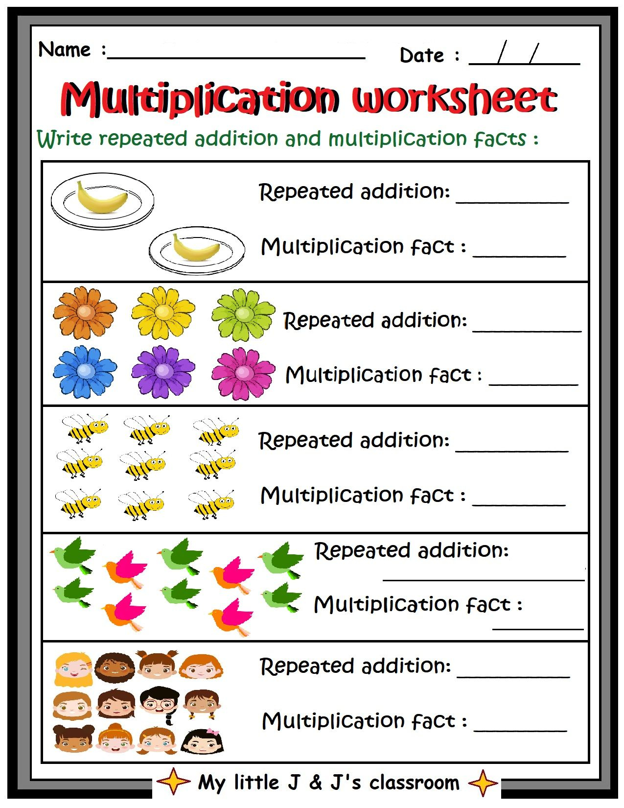 30 Multiplication Worksheets For Grade 2 With Answers