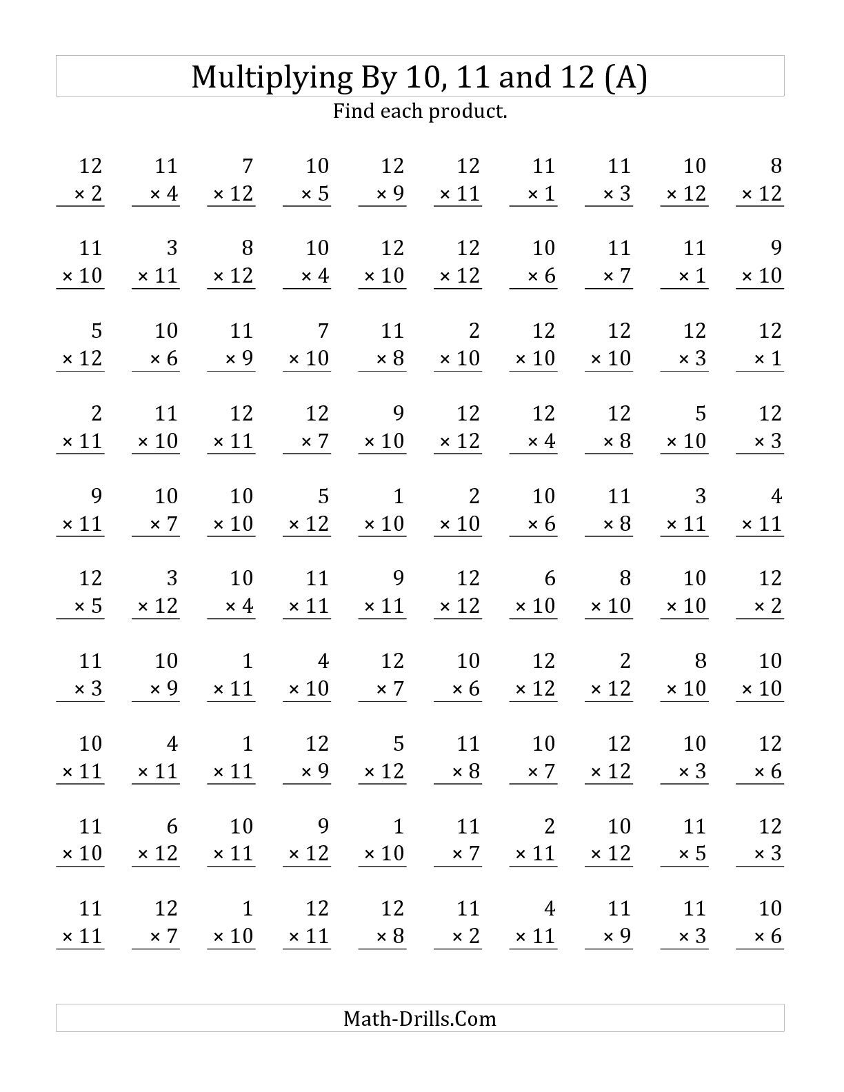 30 Multiplication Worksheets For Grade 2 With Answers