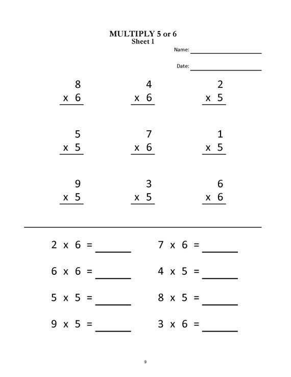 30 Multiplication Worksheets For Grade 2 With Answers