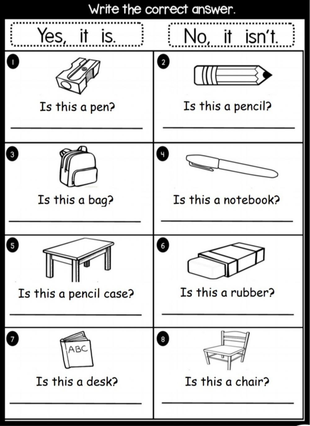 30 My School Worksheets For Kids Kindergarten