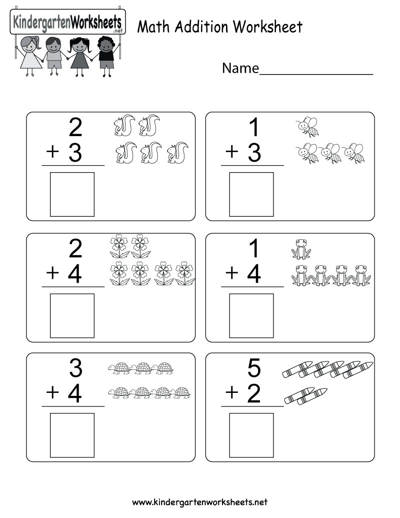 30 Picture Addition Worksheets Kindergarten Free