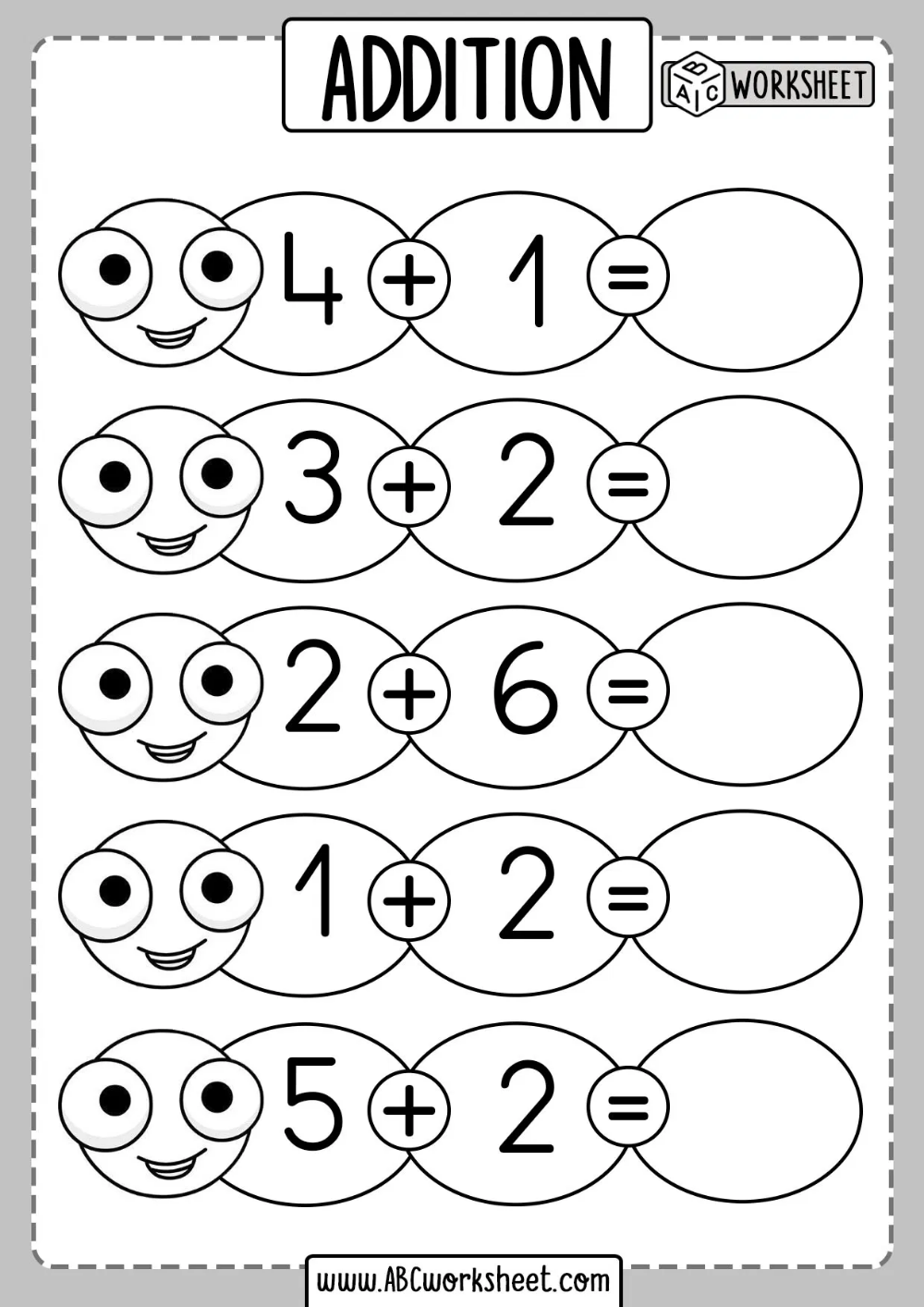 30 Picture Addition Worksheets Kindergarten Free