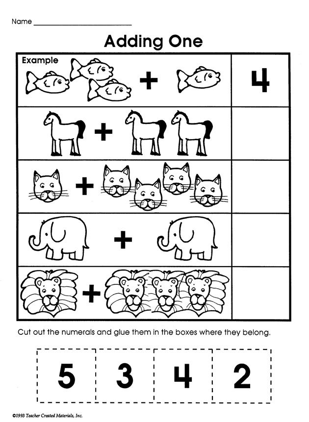 30 Picture Addition Worksheets Kindergarten Free