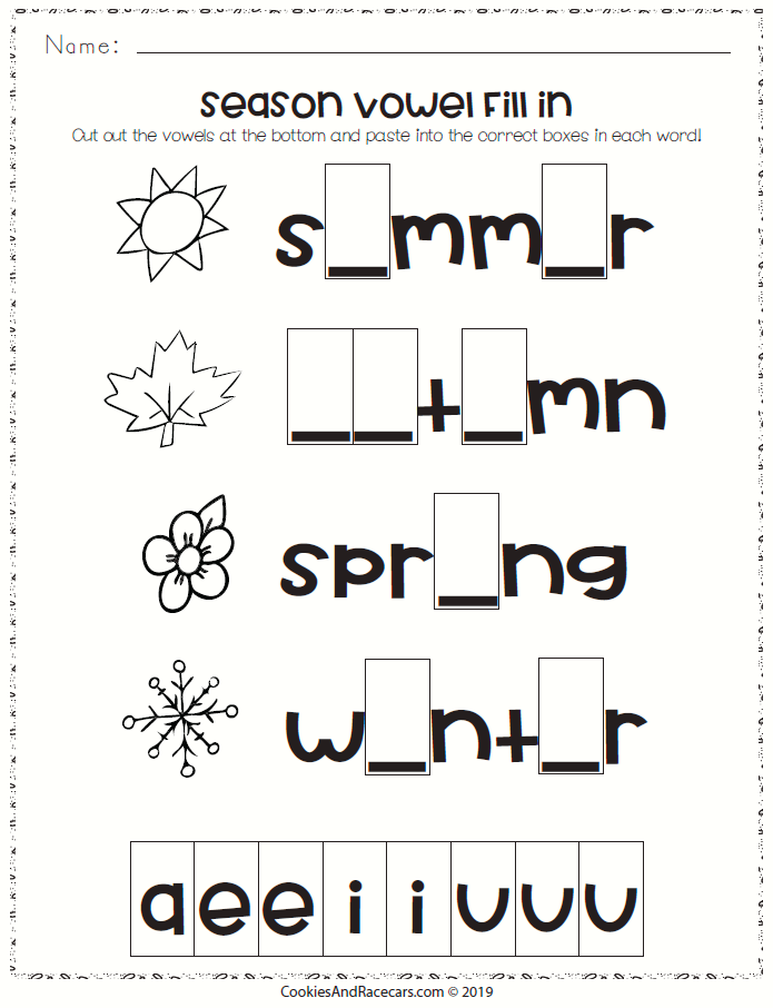 30 Seasons Of The Year Worksheets Kindergarten
