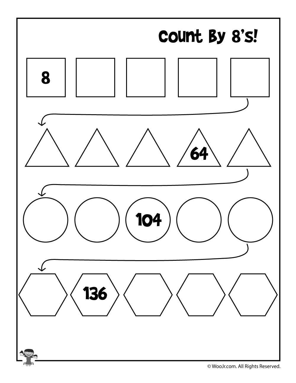 30 Skip Counting Worksheets Kindergarten