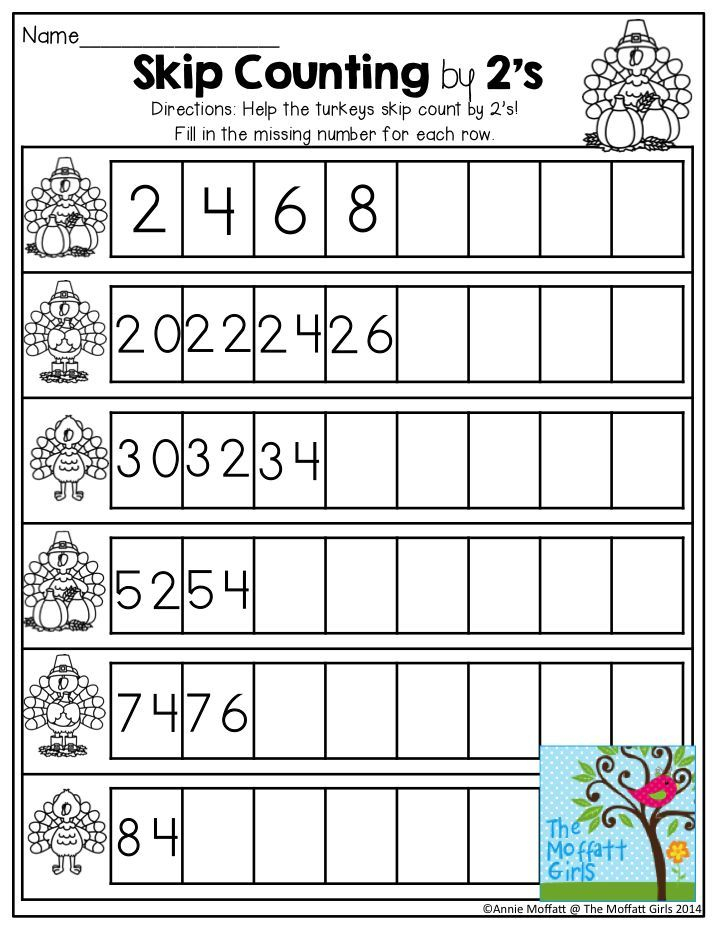 30 Skip Counting Worksheets Kindergarten