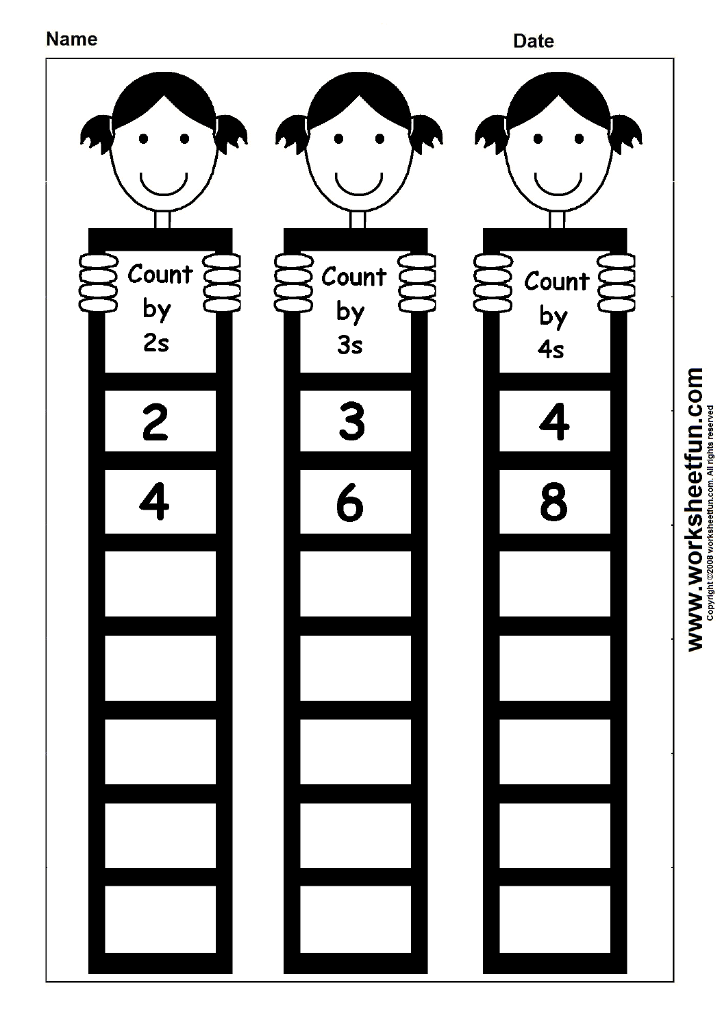 30 Skip Counting Worksheets Kindergarten