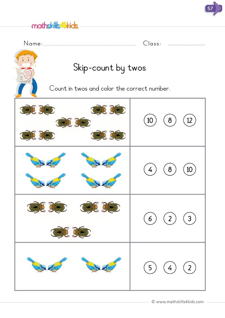 30 Skip Counting Worksheets Kindergarten