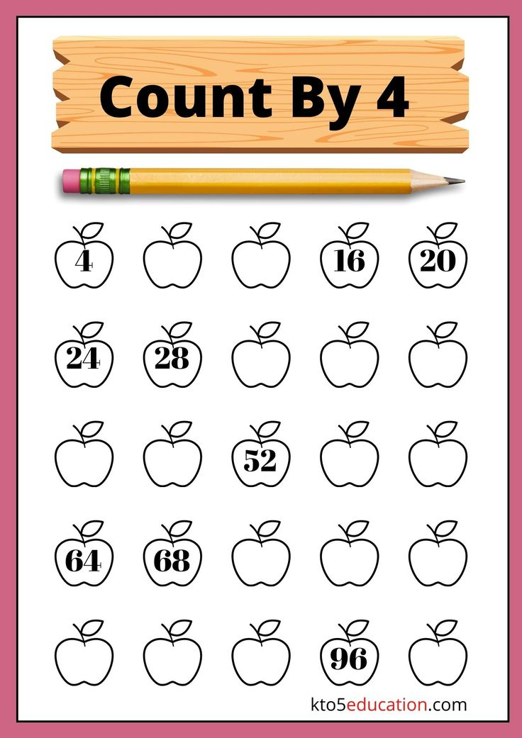 30 Skip Counting Worksheets Kindergarten