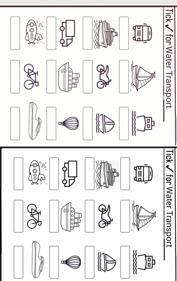 30 Water Transportation Worksheets For Kindergarten