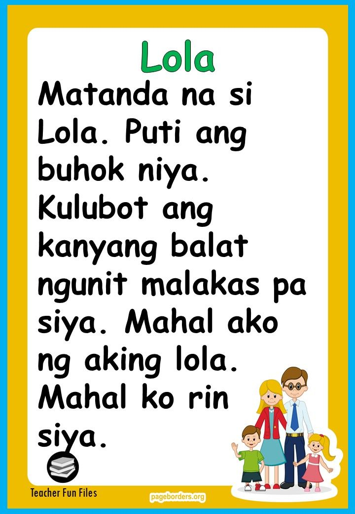 21 1St Grade Reading Worksheets Tagalog English