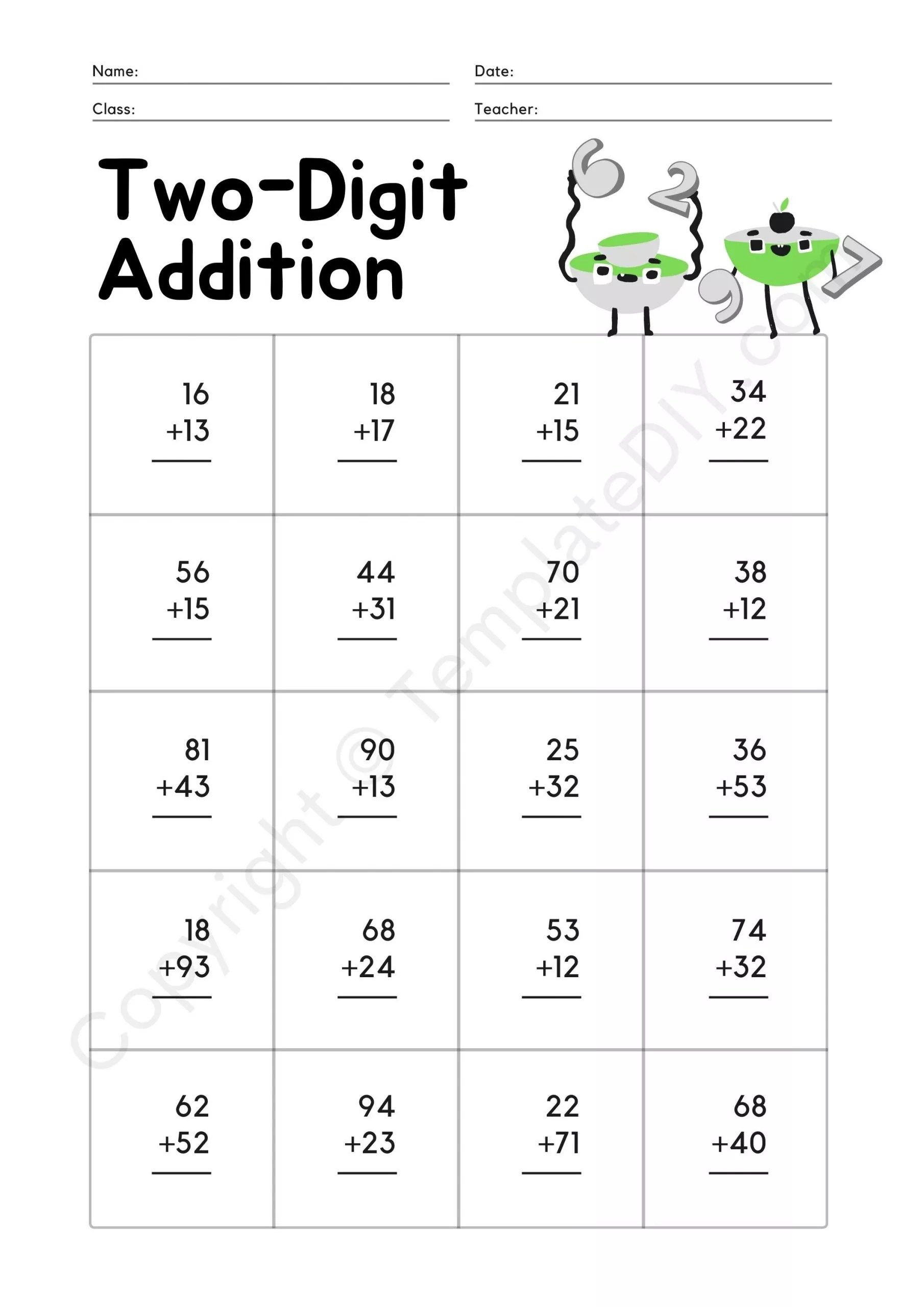 21 2Nd Grade Math Worksheets Reading