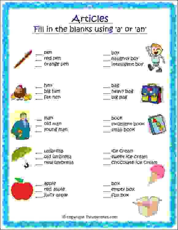 21 2Nd Grade Worksheets Grammar