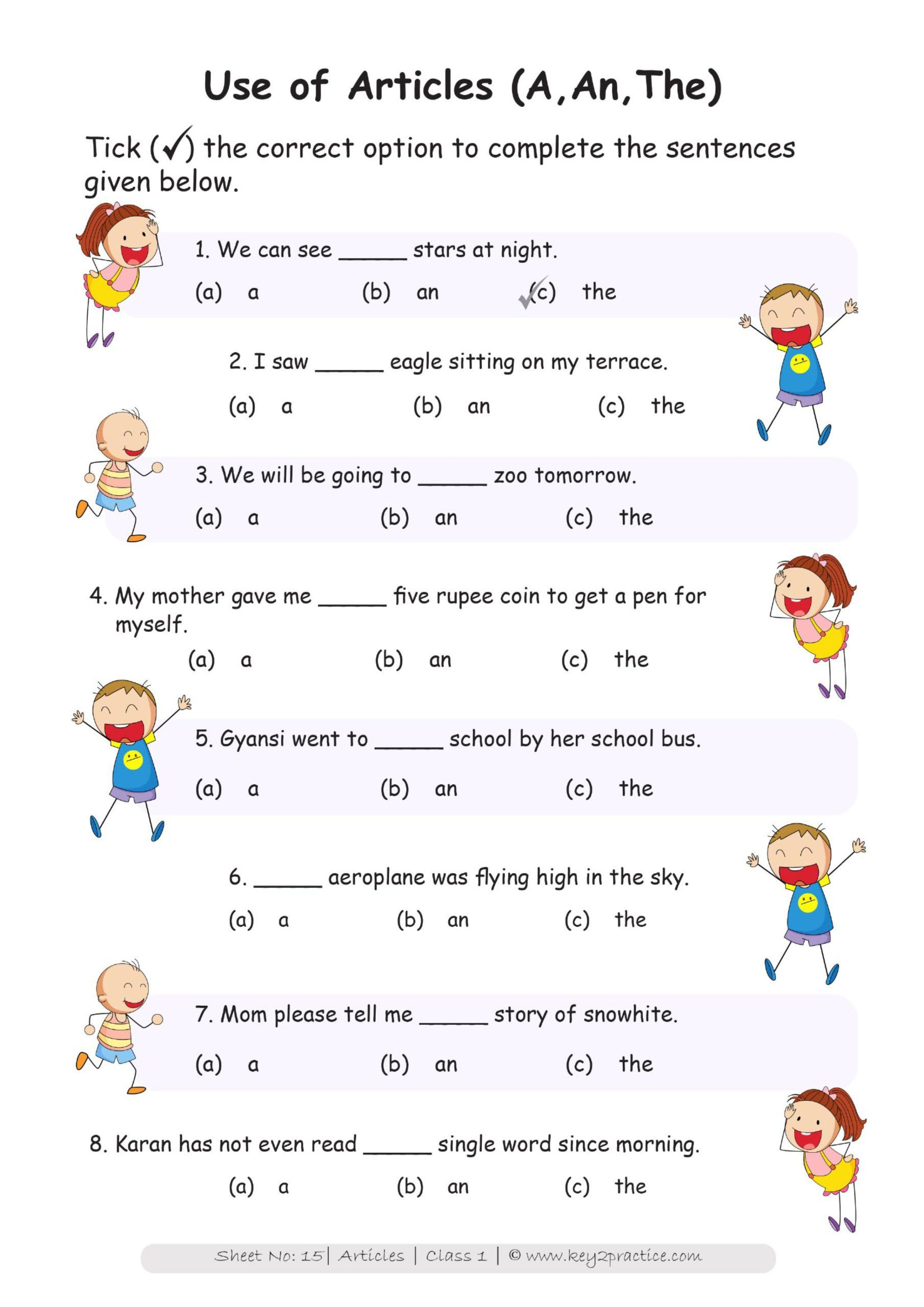 21 Conversation Worksheets English For Grade 1