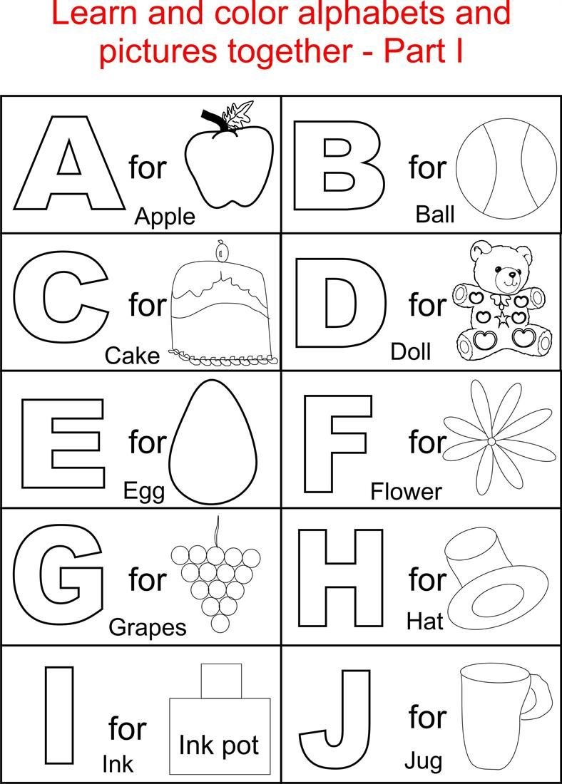 21 Learning English For Kids Free Printable Worksheets Kindergarten