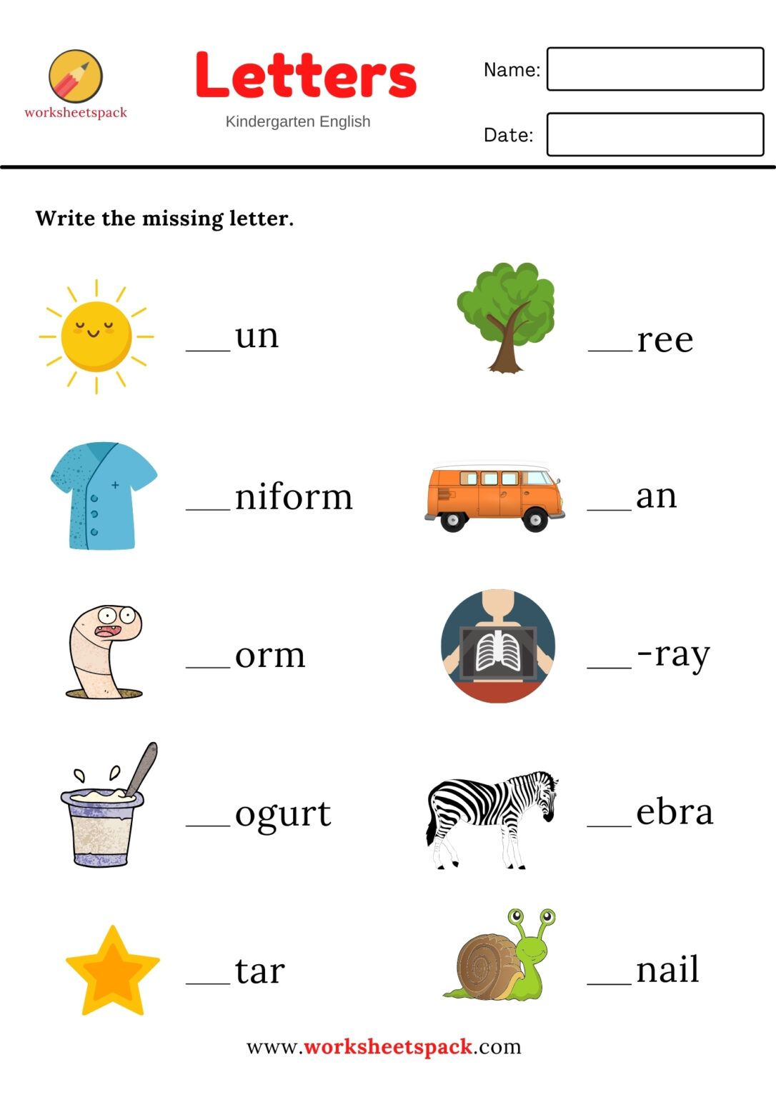21 Learning English For Kids Free Printable Worksheets Kindergarten