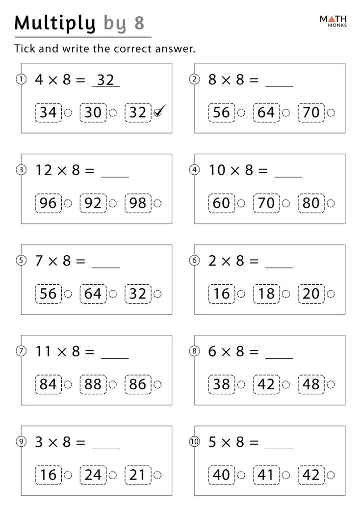 21 Multiplication Worksheets For Grade 2 With Answers