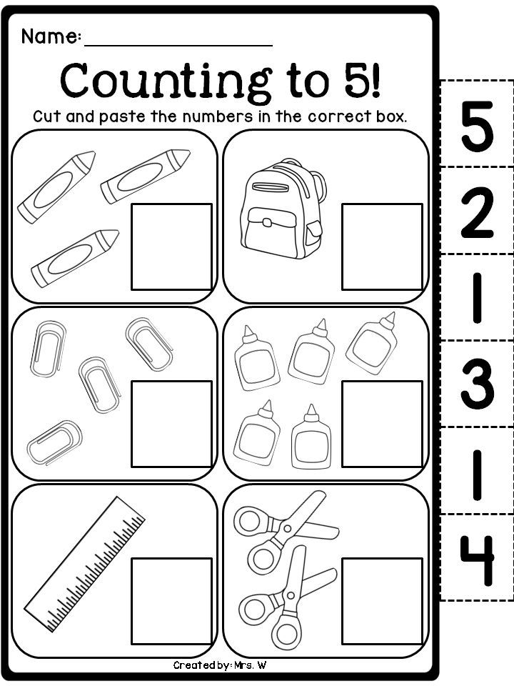 21 My School Worksheets For Kids Kindergarten