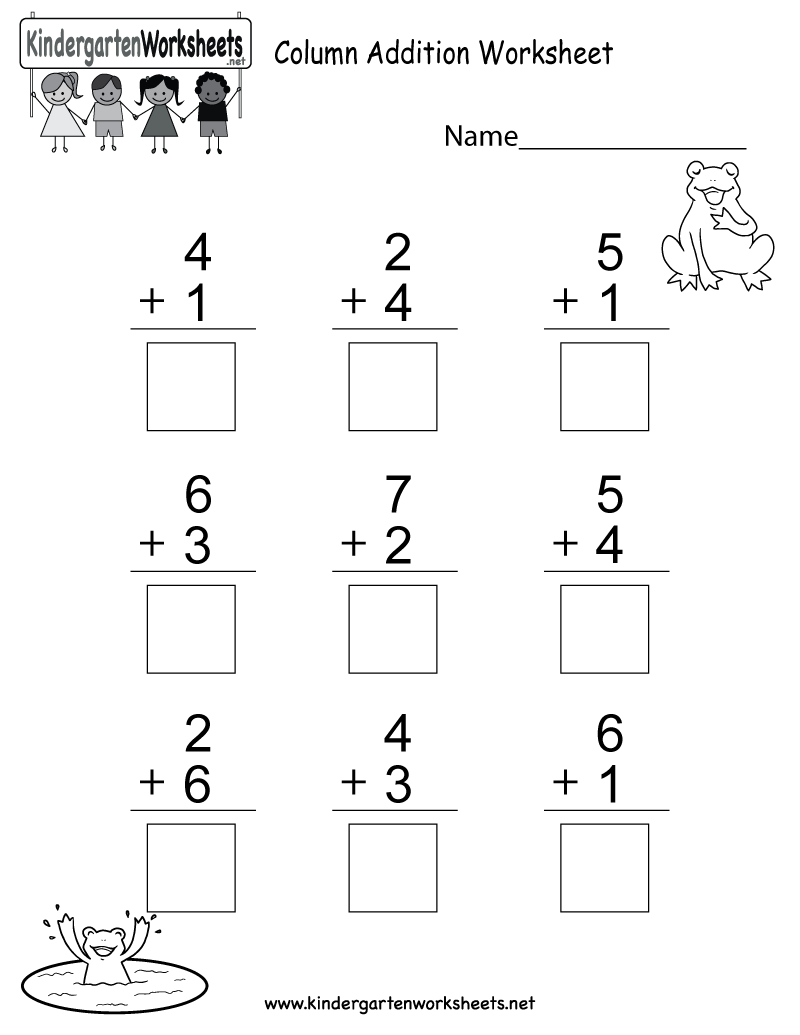 21 Picture Addition Worksheets Kindergarten Free