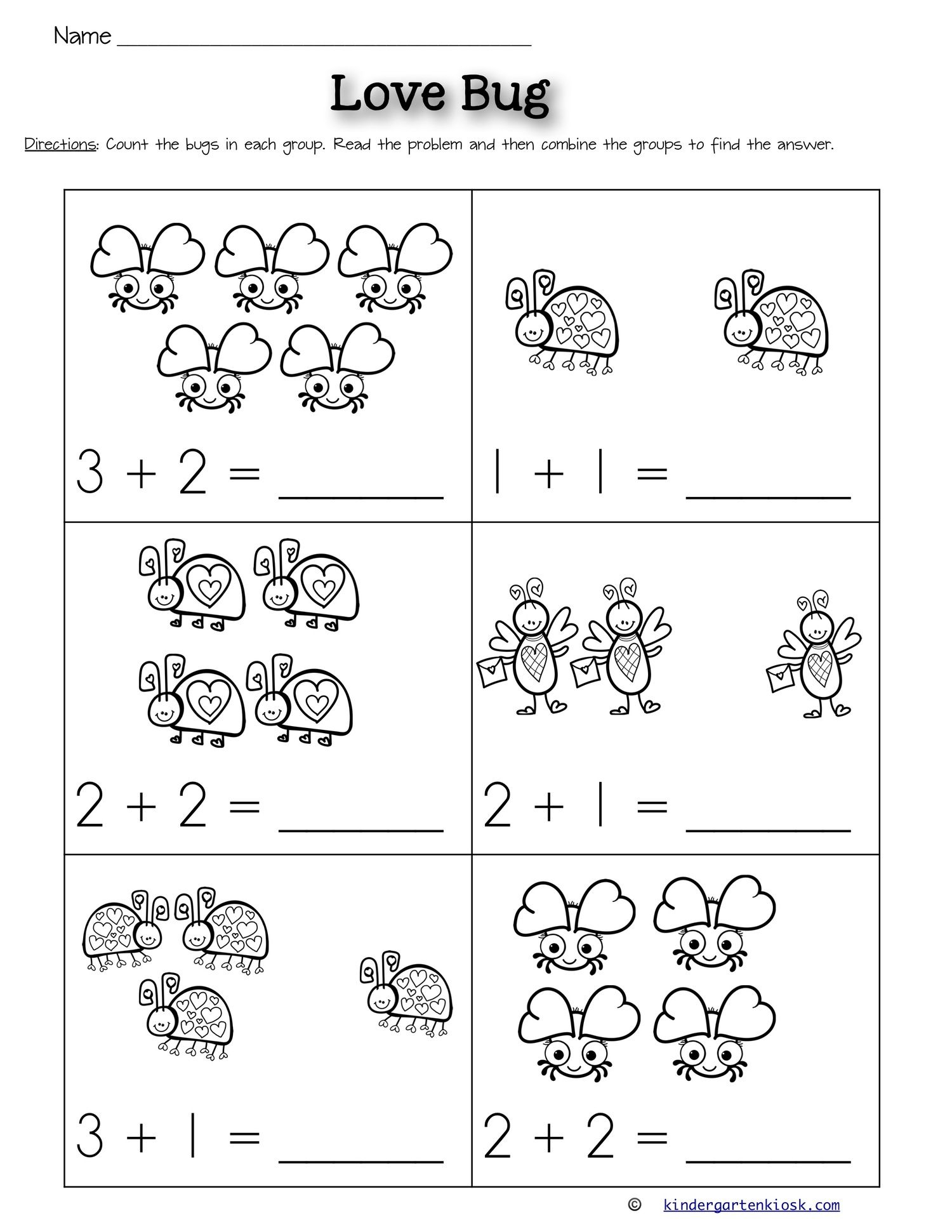 21 Picture Addition Worksheets Kindergarten Free
