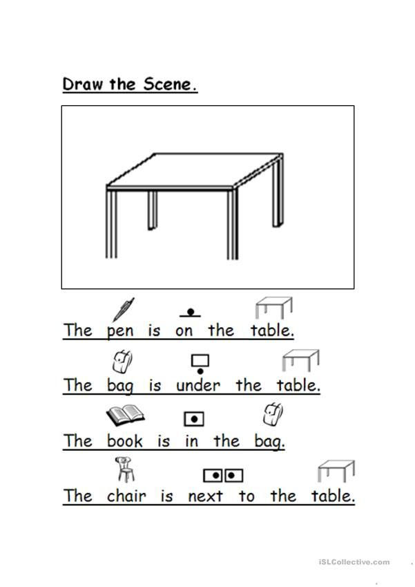 21 Preposition Worksheets For Kindergarten