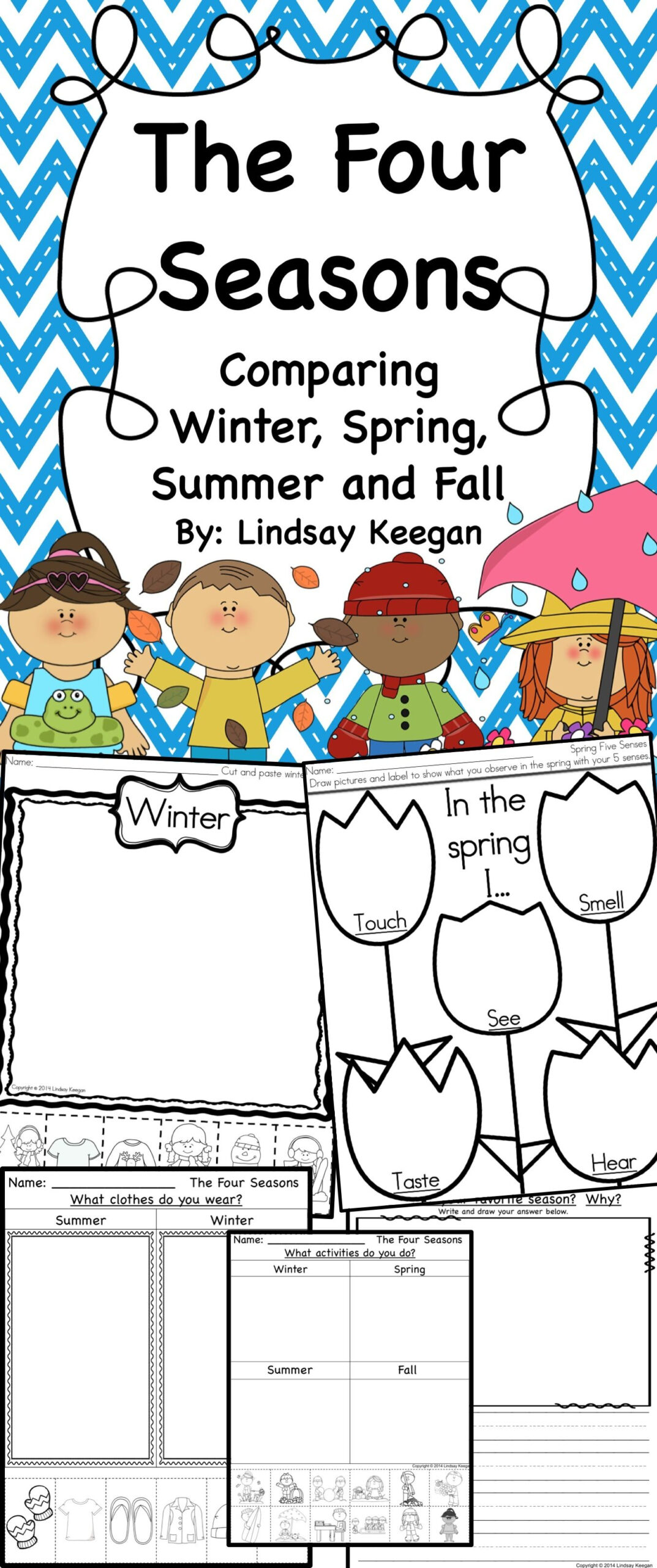 21 Seasons Of The Year Worksheets Kindergarten