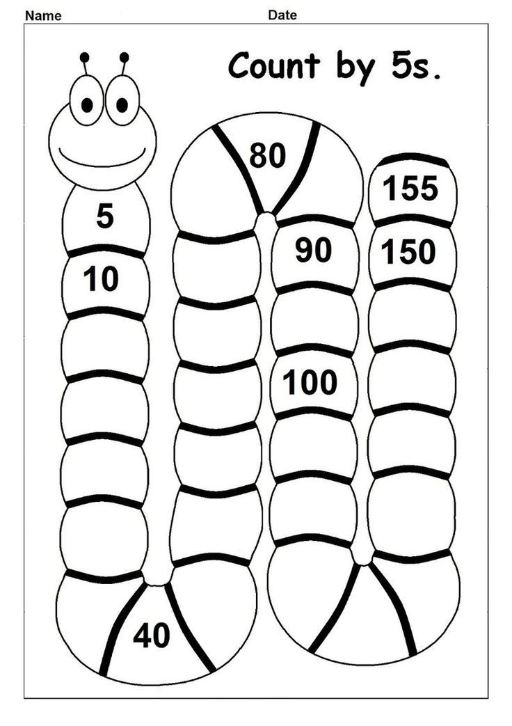 21 Skip Counting Worksheets Kindergarten
