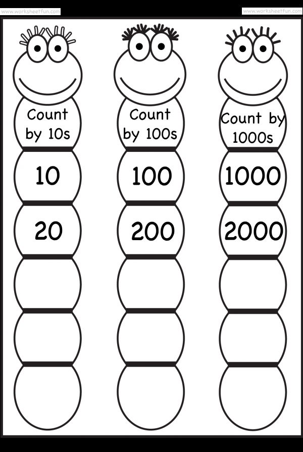 21 Skip Counting Worksheets Kindergarten