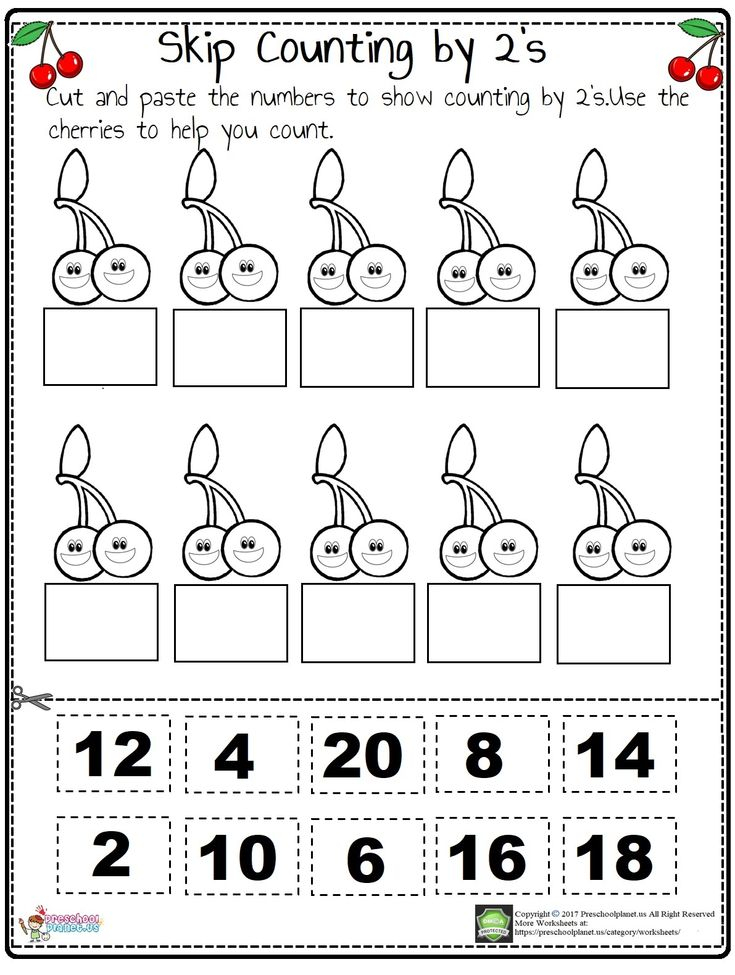 21 Skip Counting Worksheets Kindergarten
