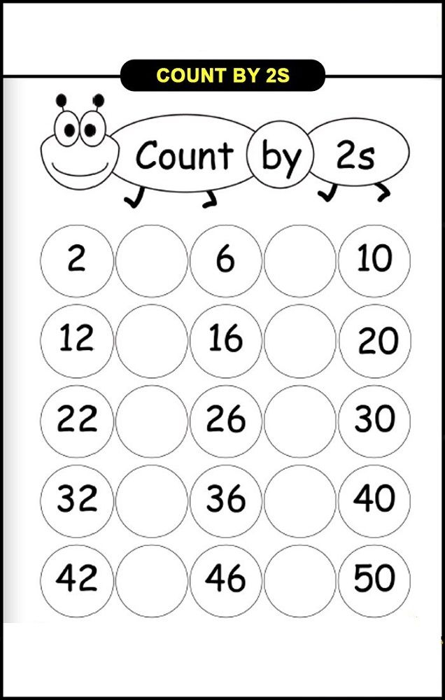 21 Skip Counting Worksheets Kindergarten