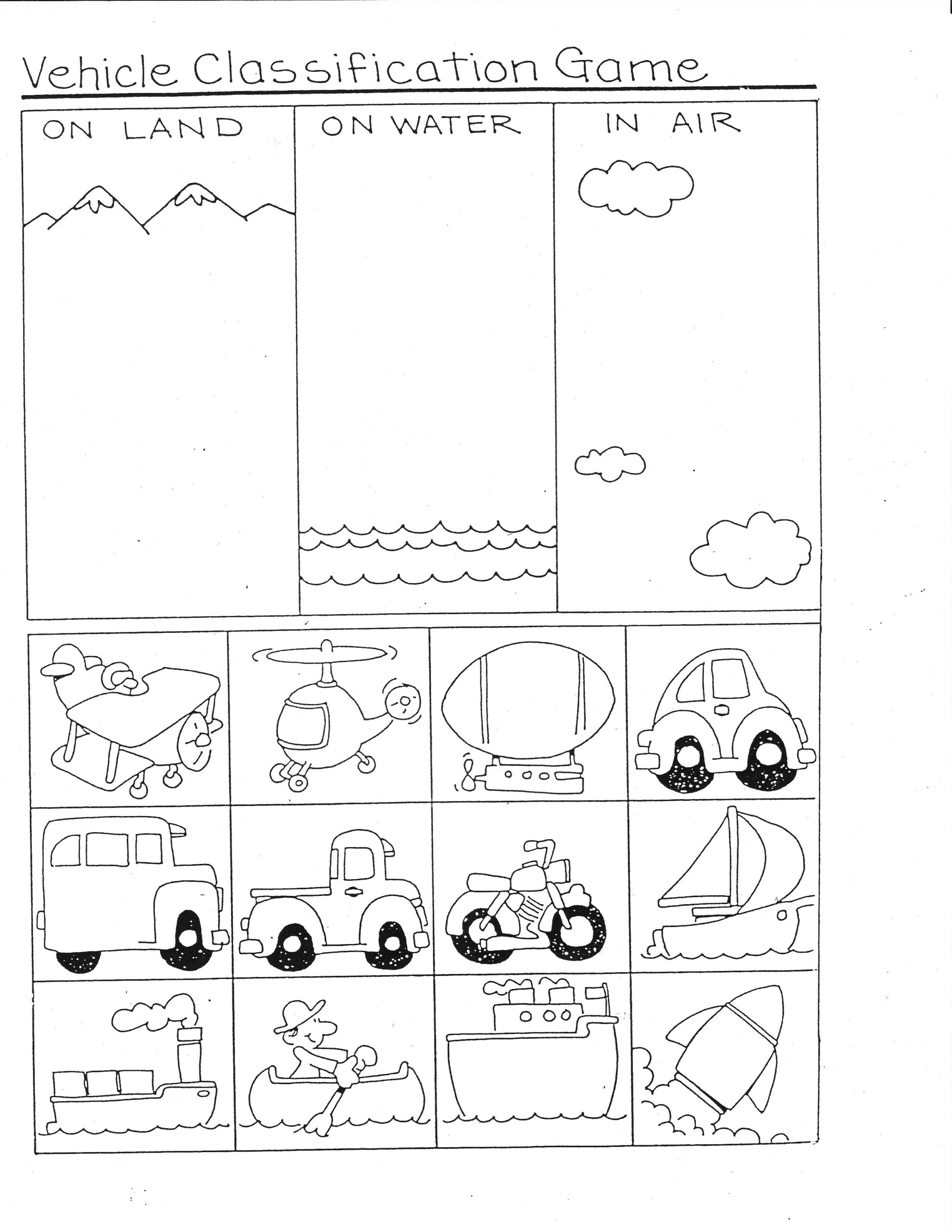 21 Water Transportation Worksheets For Kindergarten