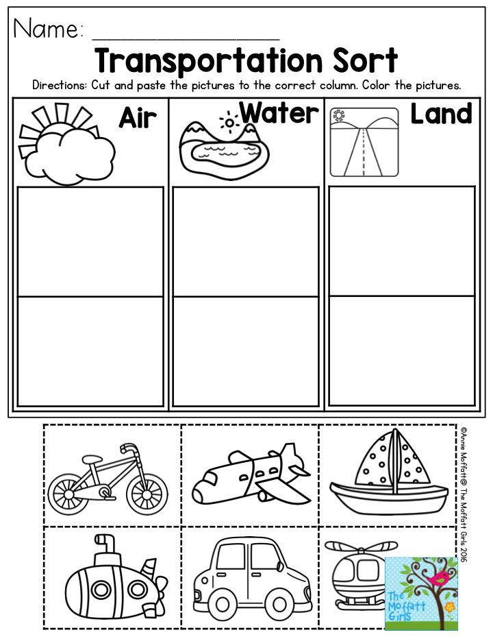 21 Water Transportation Worksheets For Kindergarten